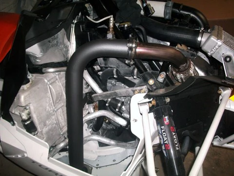 2012-2016 Arctic Cat Pro Climb / Cross 1100 Turbo / ZR / XF / M 9000 Turbo 2 1/2" Straight Pipe (Black) - Image 3