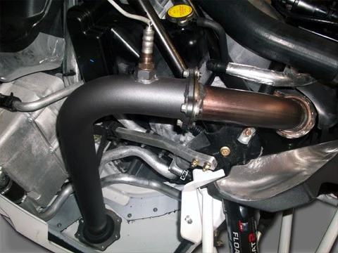 2012-2016 Arctic Cat Pro Climb / Cross 1100 Turbo / ZR / XF / M 9000 Turbo 2 1/2" Straight Pipe (Black) - Image 4