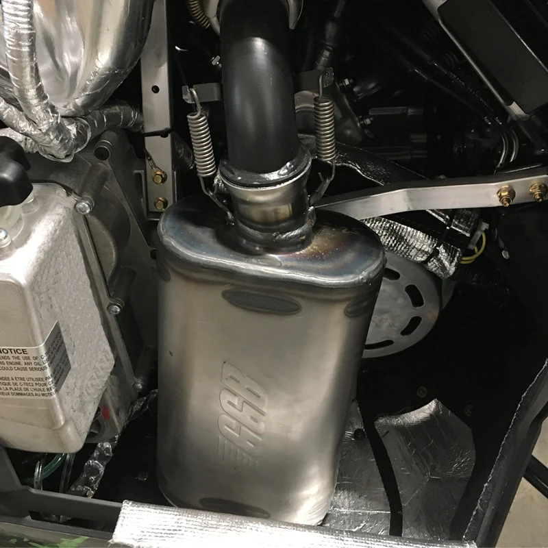 2018-2024 Arctic Cat M / XF / ZR 8000 C-TEC2 / Alpha One / Riot 8000 Quiet Muffler - Image 4