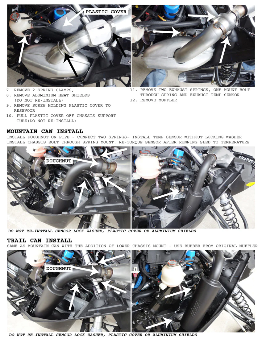 2017-2023 Ski-Doo Gen 4 850 E-TEC Quiet Muffler - Image 6