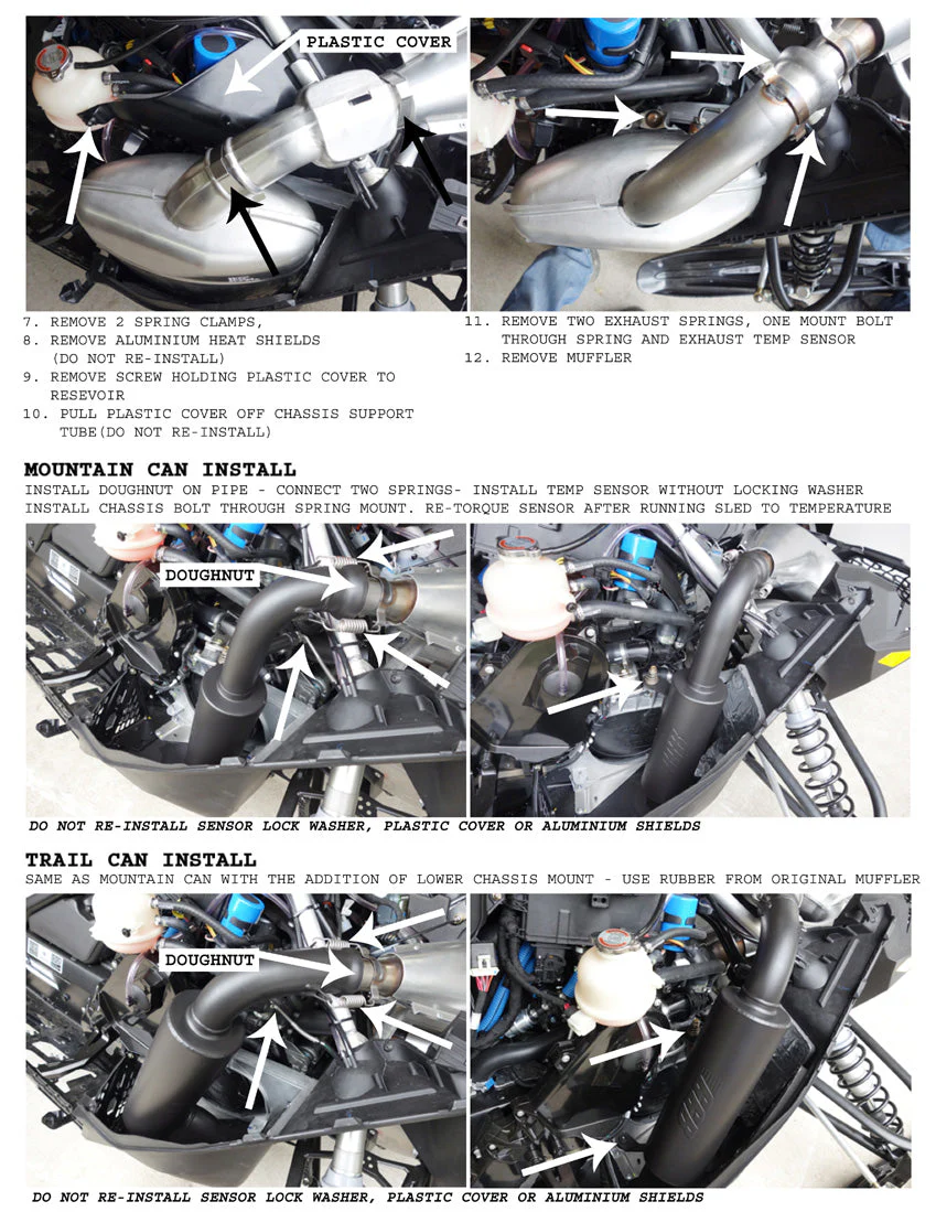 2019-2023 Ski-Doo Gen 4 600R E-TEC Quiet Muffler - Image 6