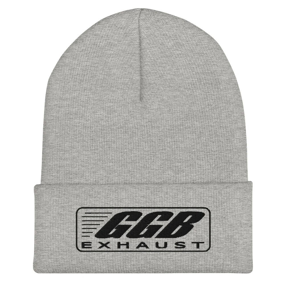 GGB Cuffed Beanie Black Logo