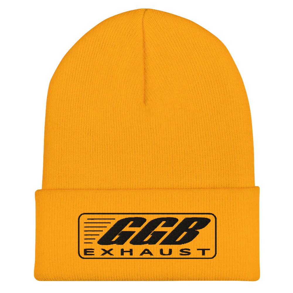 GGB Cuffed Beanie Black Logo - Image 2