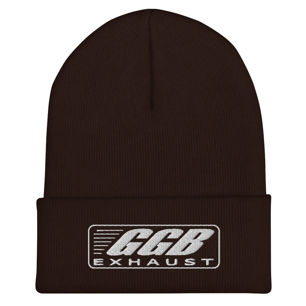 GGB Cuffed Beanie White Logo - Image 2