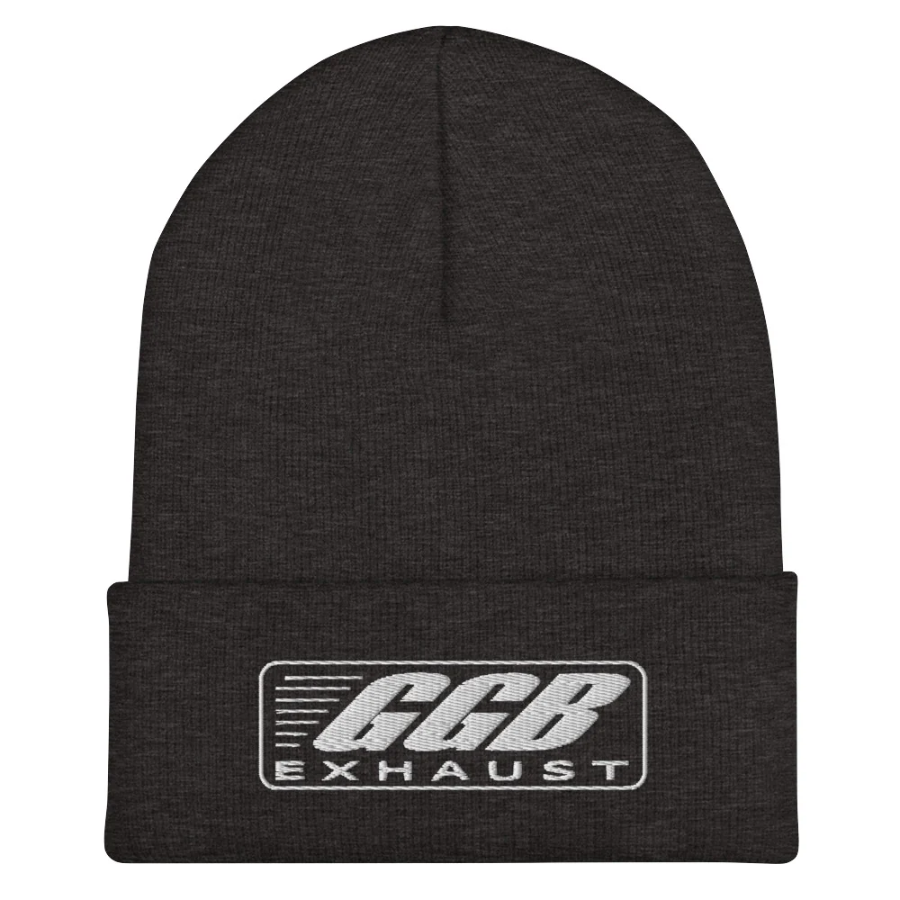 GGB Cuffed Beanie White Logo - Image 4