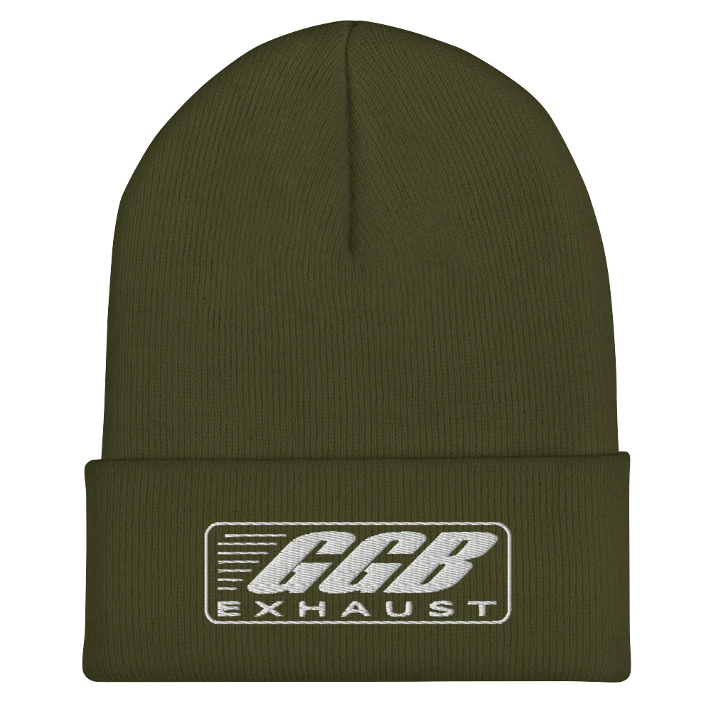 GGB Cuffed Beanie White Logo - Image 6