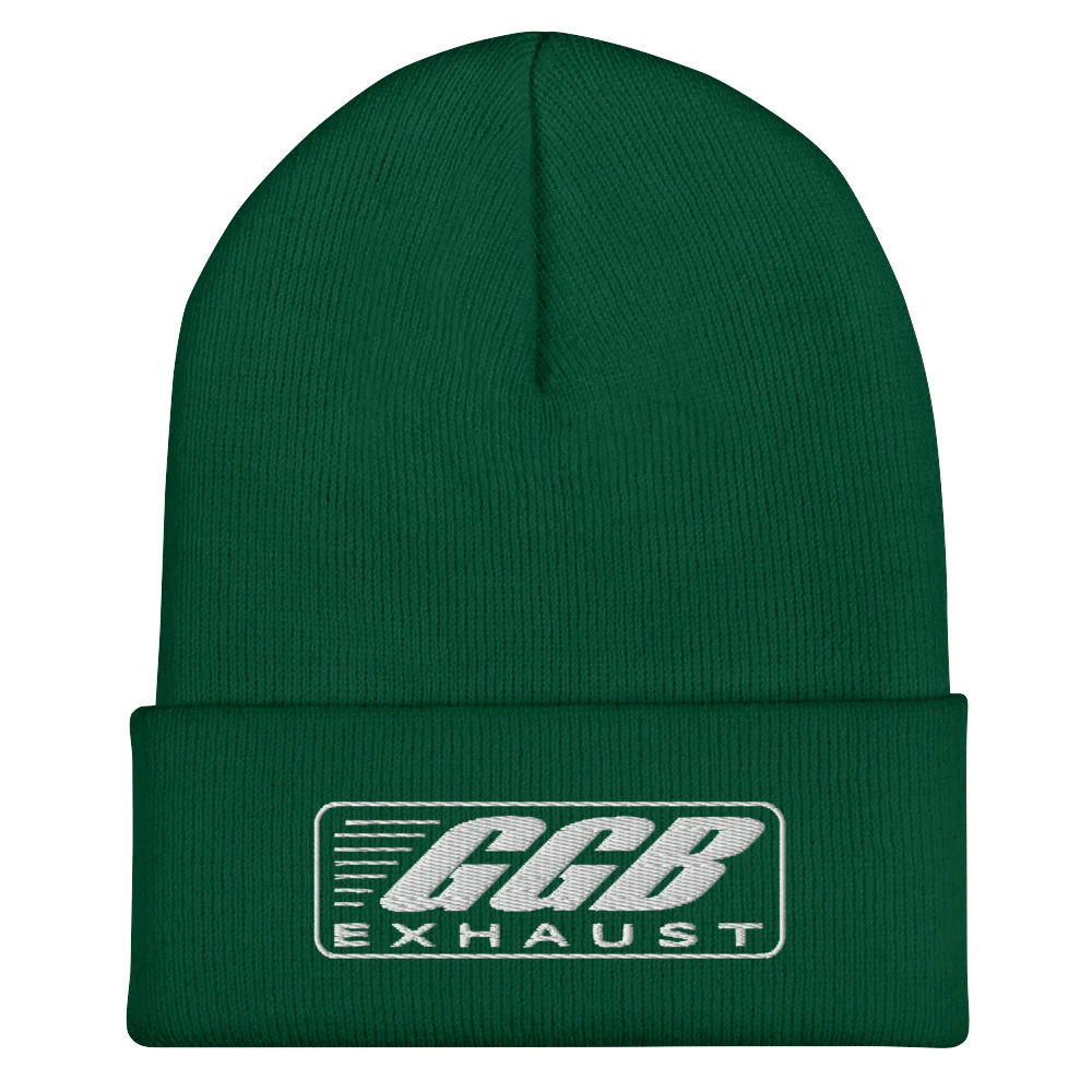 GGB Cuffed Beanie White Logo - Image 7